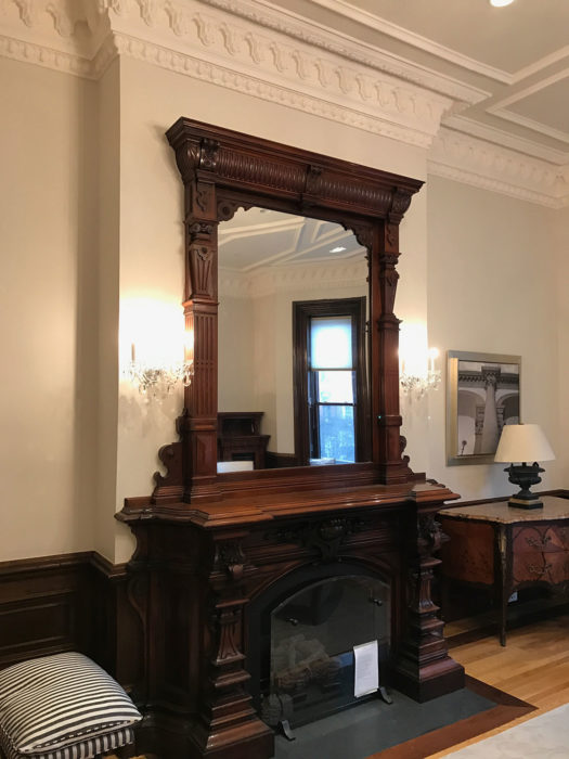 Antique Fireplace - Custom Mirror